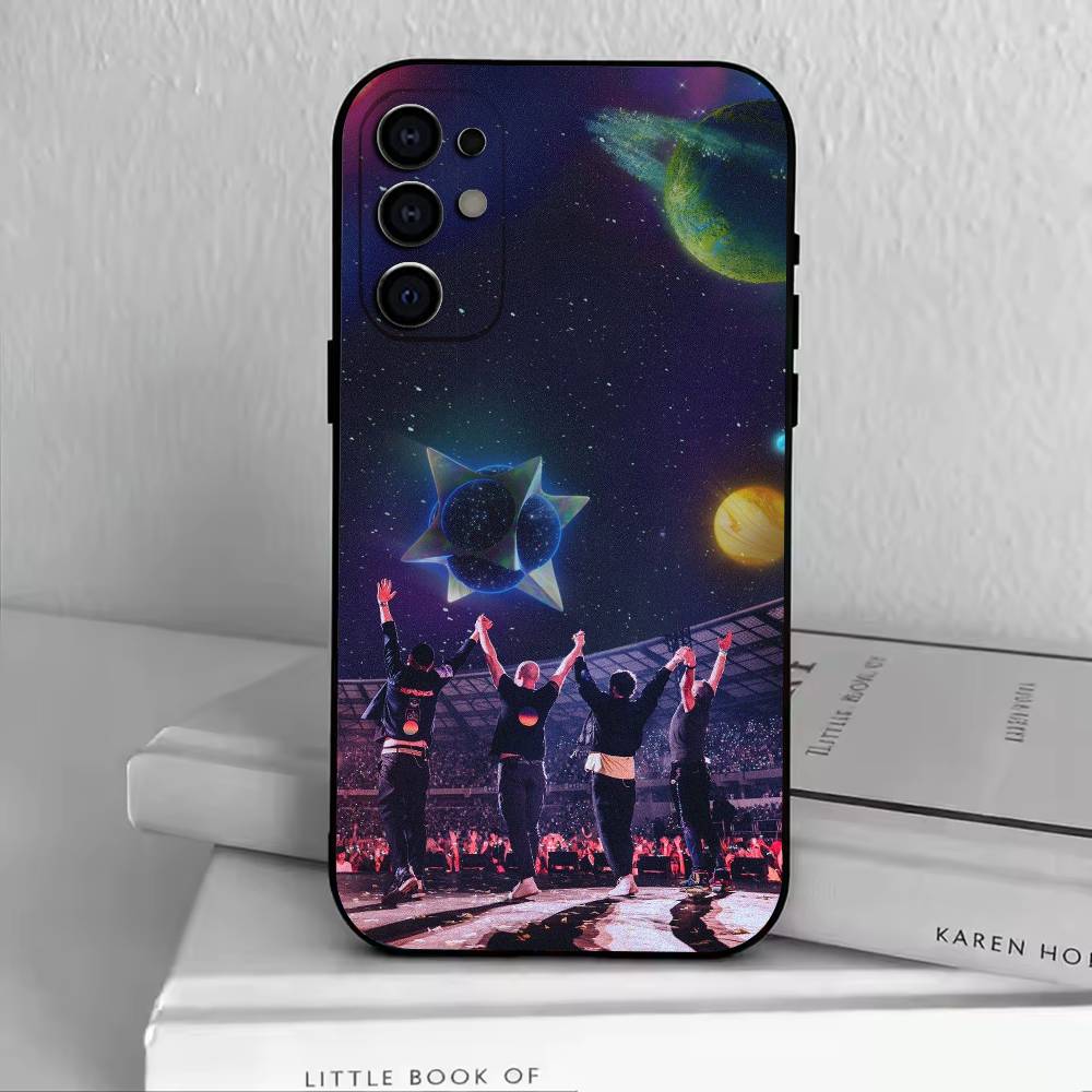 Чехол для телефона Band C-Coldplay для Samsung S25, S24, S21, S22, S23, S30, Ultra, S20, Plus, Fe, Lite, Note, 10, Черный чехол
