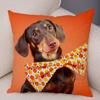Mini Dachshund Cushion Cover Decor Pet Animal Pillowcase Sofa Home Children's Room Pillowcase