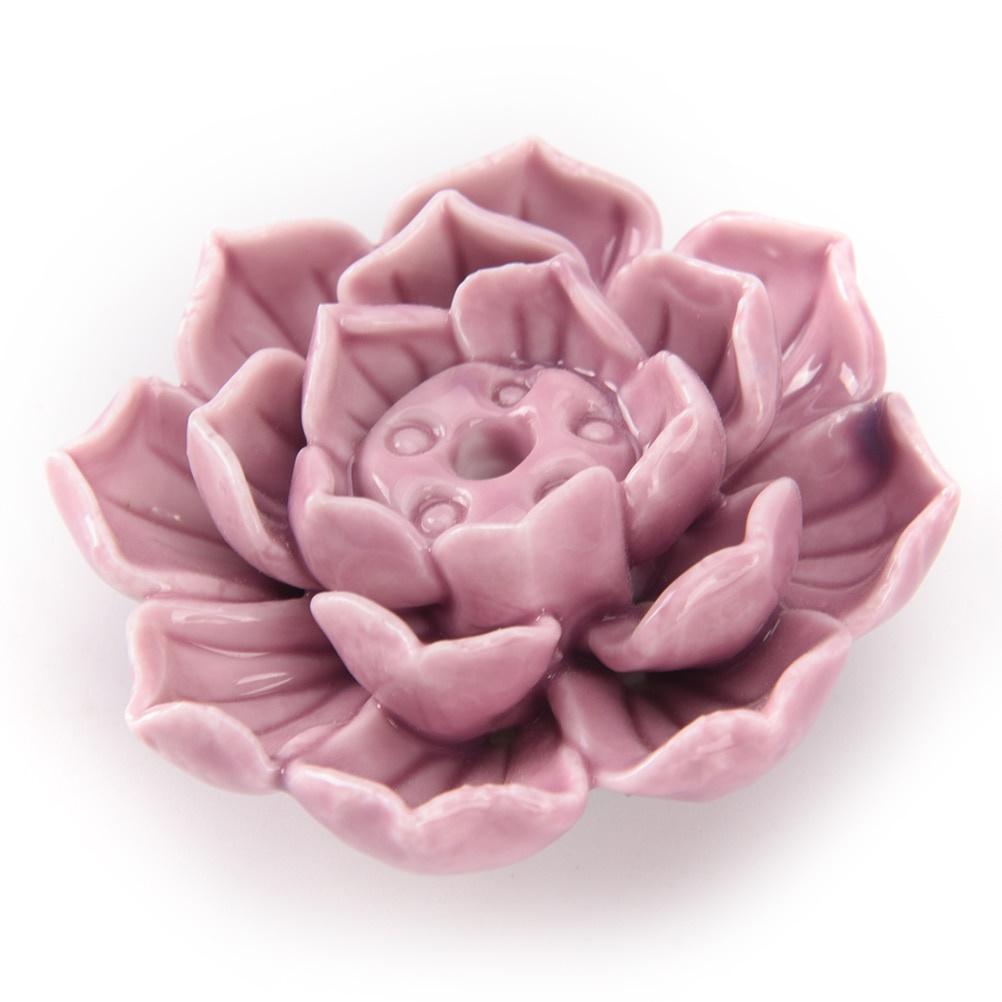 Керамическая курильница Лотос Благовонная тарелка Ароматическая палочка Ароматическая палочка Благовония Сандаловое дерево Агаровое дерево