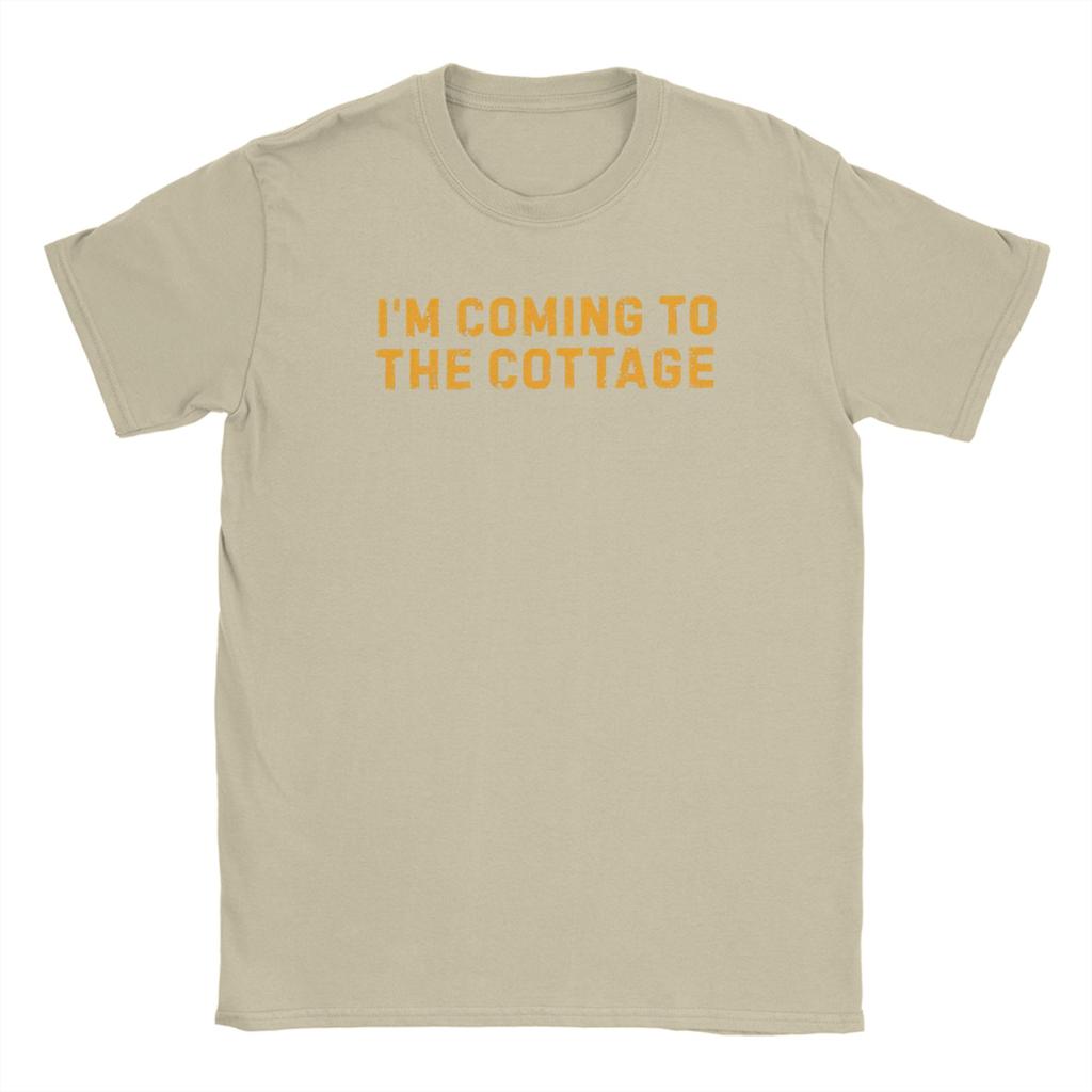 Oversized TShirt Beach IM Coming To The Cottage Funny Saying Novelty T Shirts Heated Rivalry Pure Cotton Tee Shirt Top Tees