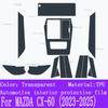 For MAZDA CX-60 (-2025) Car Gearbox Panel Film Dashboard Protective Sticker Interior Anti-Scratch Film Cover Accessories