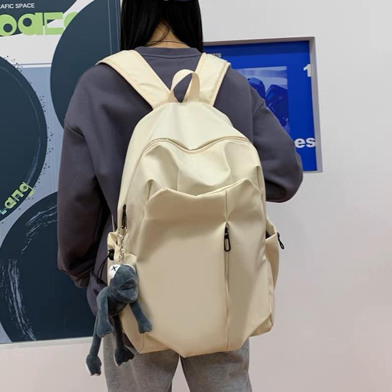 Fashion Simple Large Capacity Backpack Middle High School College Students Laptop Book Schoolbag Teens Travel Trendy Back Pack