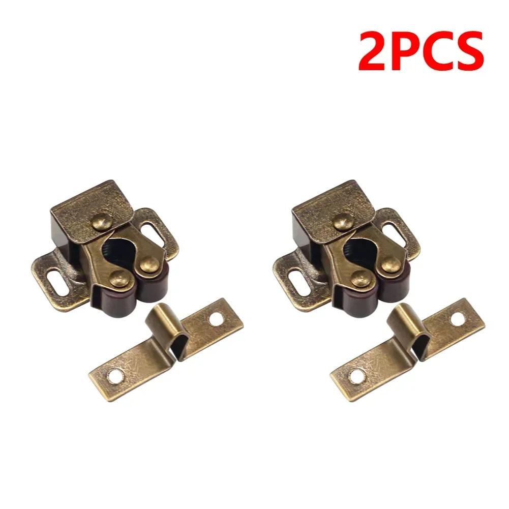2 шт. Дверной доводчик, стопор, демпфер, буфер, магнит, защелки для шкафа с винтами для фурнитуры для шкафа, мебельная фурнитура