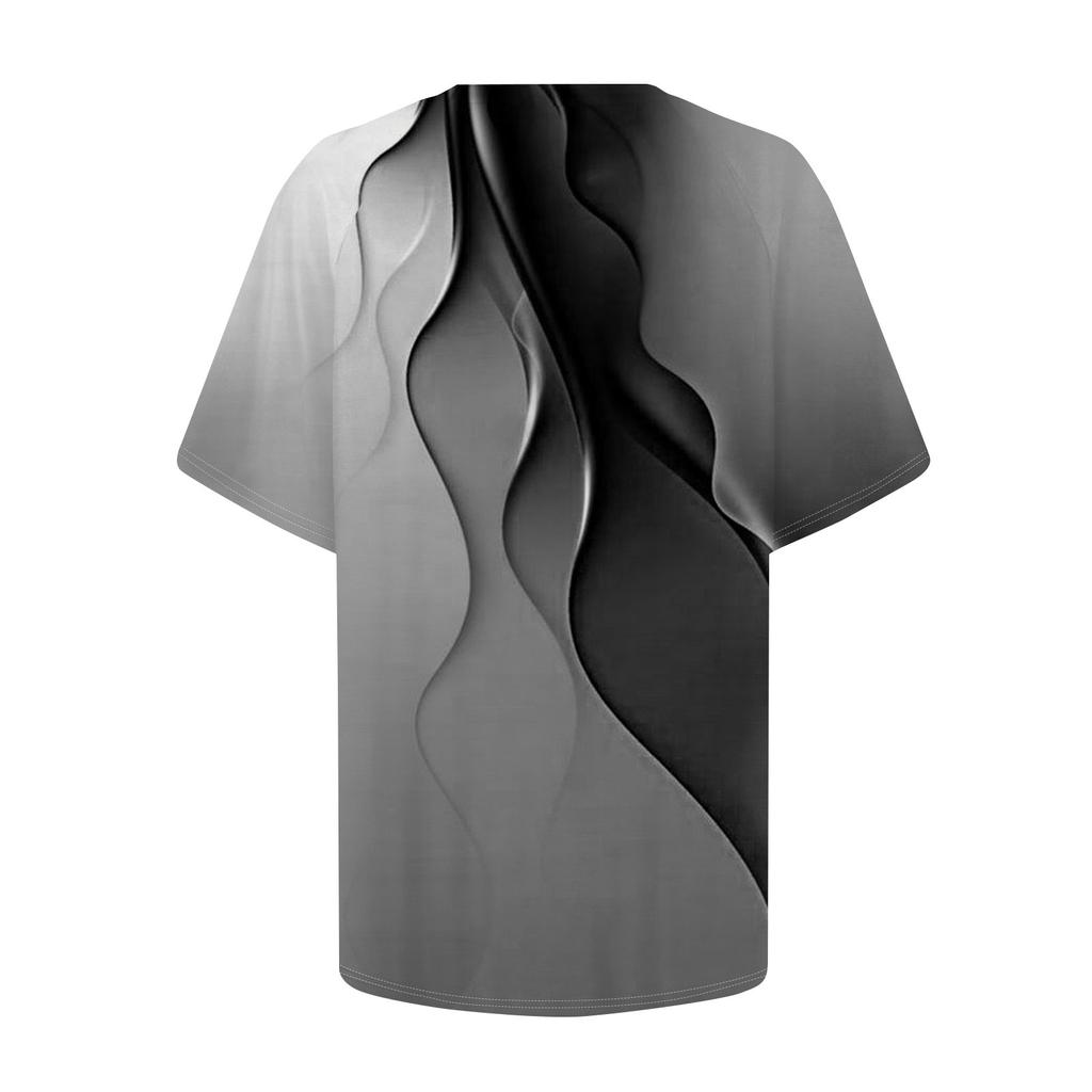 Women's Short Sleeve T Shirts Round Neck Tunic Tops Tees Blouses Loose Fit T-Shirts