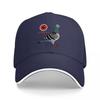 GT RACING PIGEON LOGO BASEBALL CAP BLACK WITH WHITE TRIM AND COLORFUL BIRD DESIGN FOR Unisex AND Women FASHION ACCESSORY
