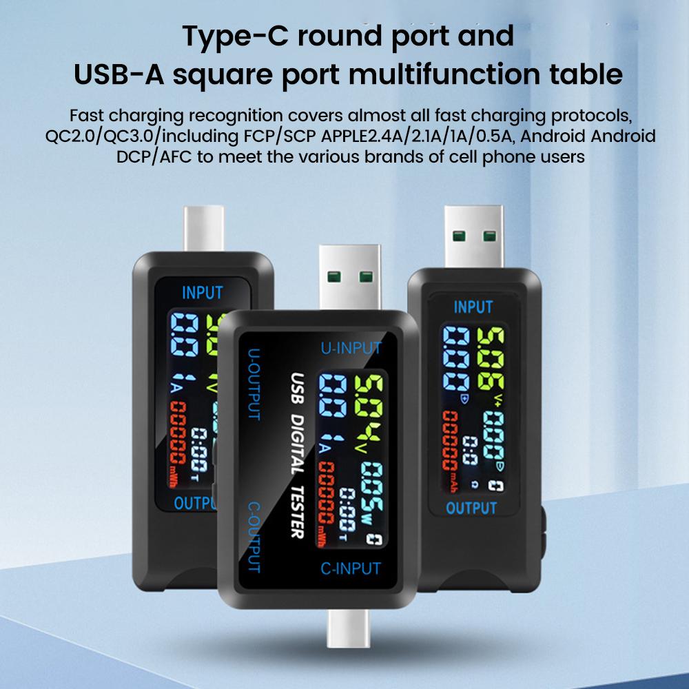 Измерители напряжения Тестер емкости напряжения тока USB USB Вольт Ток Напряжение Doctor Зарядное устройство Тестер емкости Power Bank