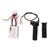 24V500W Aluminum Alloy Brushed Speed Controller Kit with 3 Speed Throttle Twist Grip for Electric