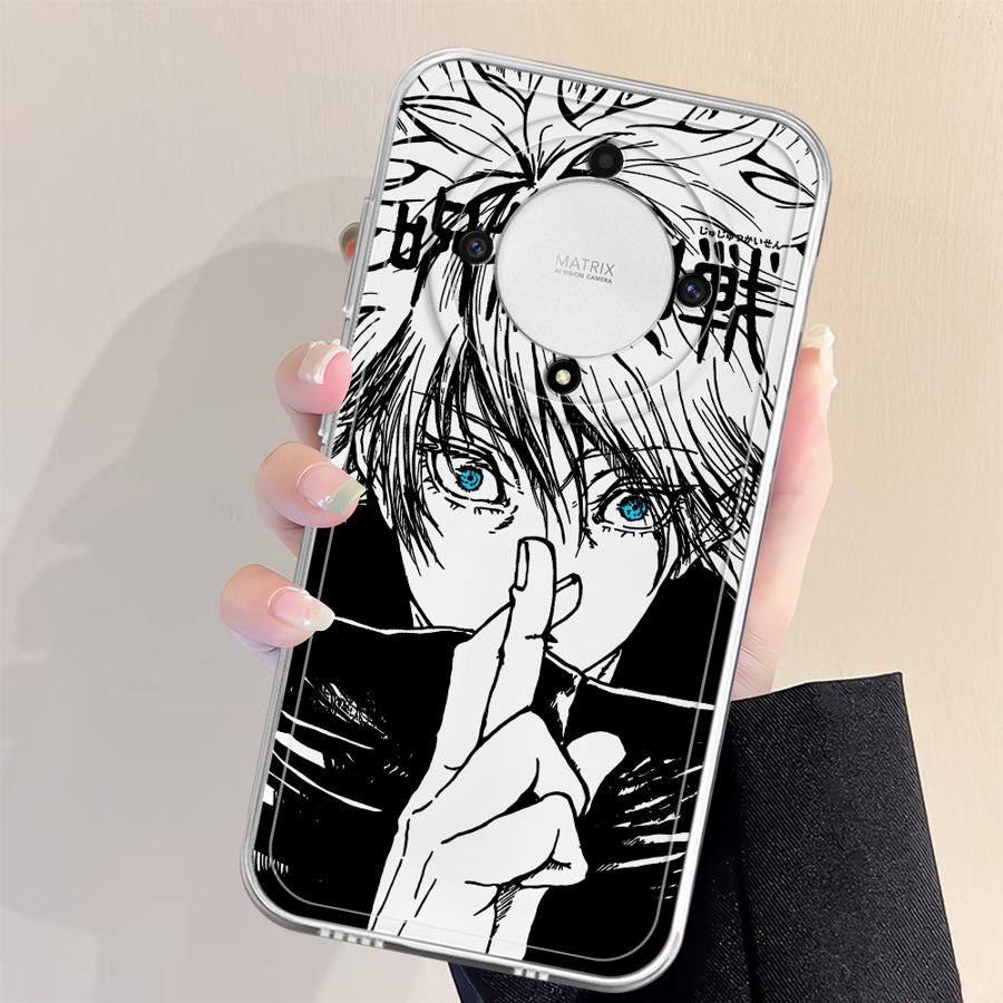 Чехол для Honor X8b X9b X8 X8a X7b 90 Lite X9a Мягкий чехол для телефона Японское аниме G-gojo