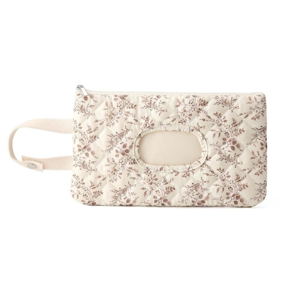 Floral Design Baby Wipes Dispenser Portable Hanging Napkin Case Car Tissue Dispenser Daily Use