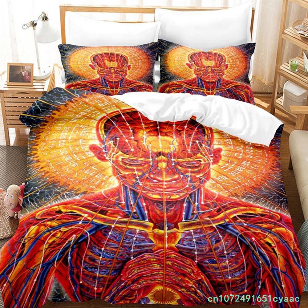 Новый комплект постельного белья Alex Grey Односпальный Twin Full Queen King Размер Комплект постельного белья для спальни взрослого ребенка Комплекты пододеяльников Аниме Parure De Lit Кровать