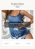 Backless Ice Silk Printed Slip Dress Sleepwear – European & American Style