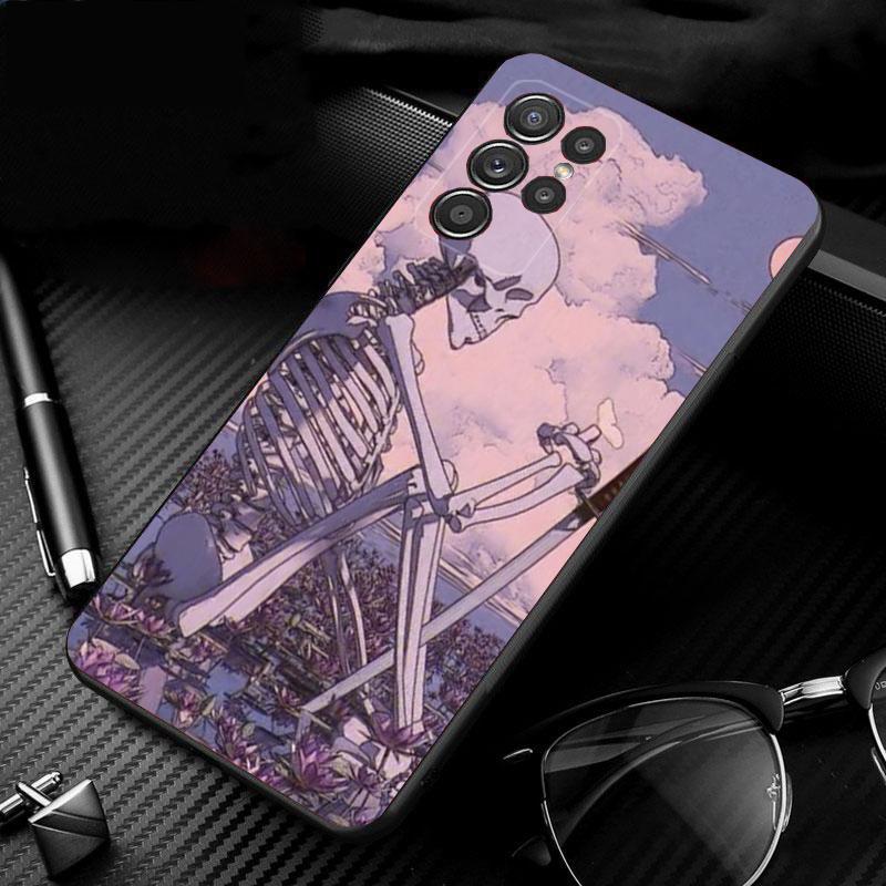 Skeleton Phone Case For Samsung S24 S23 S22 S21 S20 Ultra S20 S22 S21 S10E S20 FE S24 Plus