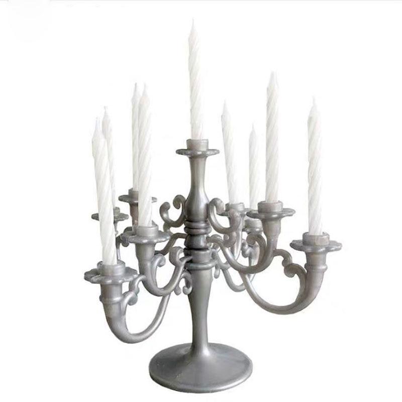 Украшения для торта Подсвечники Украшения: Ретро-европейская роскошь для дней рождения, свадеб и вечеринок