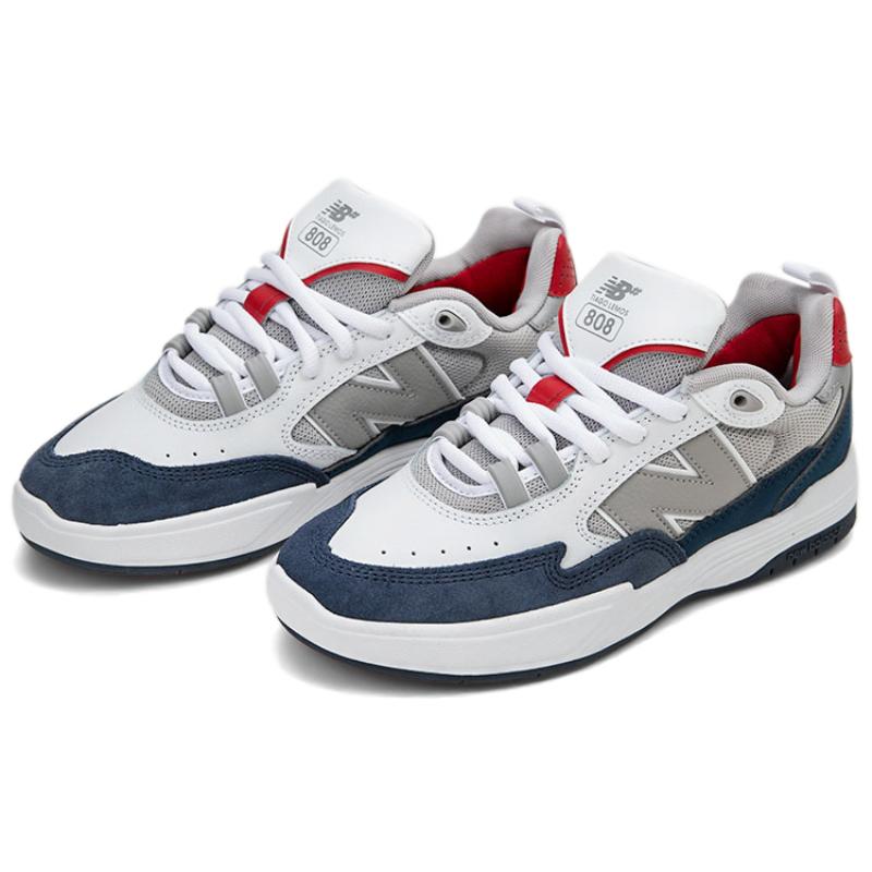 New Balance Кеды Numeric 808 Tiago Lemos Белый Серый Темно-синий Красный NM808WRB