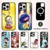 C-Cute R-Raving R-Rabbids Чехол для телефона iPhone17,16,15,14,13,12,11 Plus,Pro Max Магнитный Для Magsafe Беспроводной Зарядки
