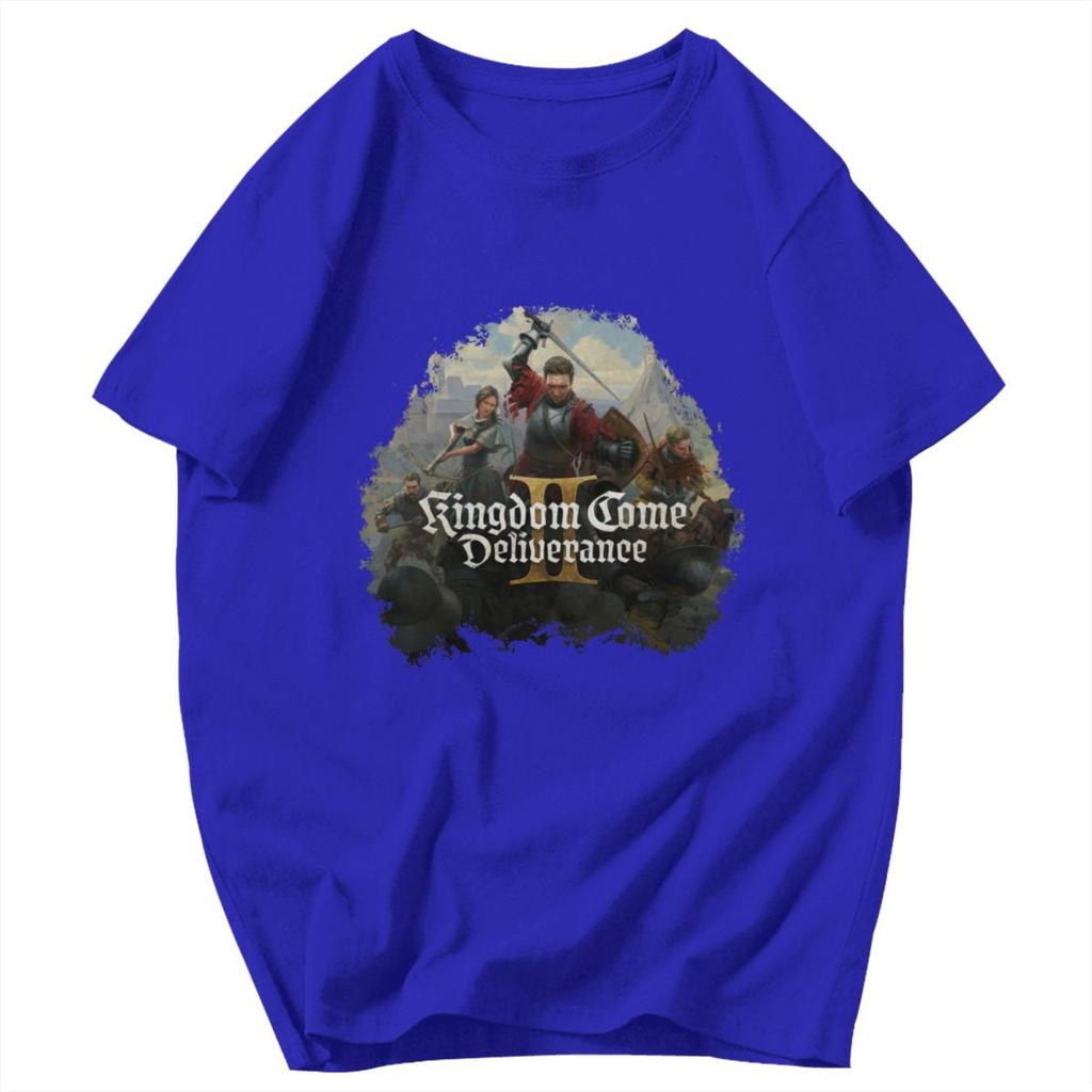 Мужская футболка Kingdom Come Deliverance Летние Графические футболки Y2K Унисекс Топы Футболки