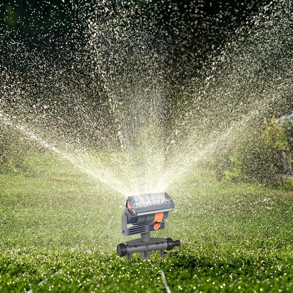 Осциллирующий дождеватель Автоматический садовый дождеватель 16 форсунок Газонный поворотный дождеватель Устройство для полива для сада газона патио