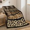 Animal Print Pattern Blanket for all seasons blanket lunch break throw gift