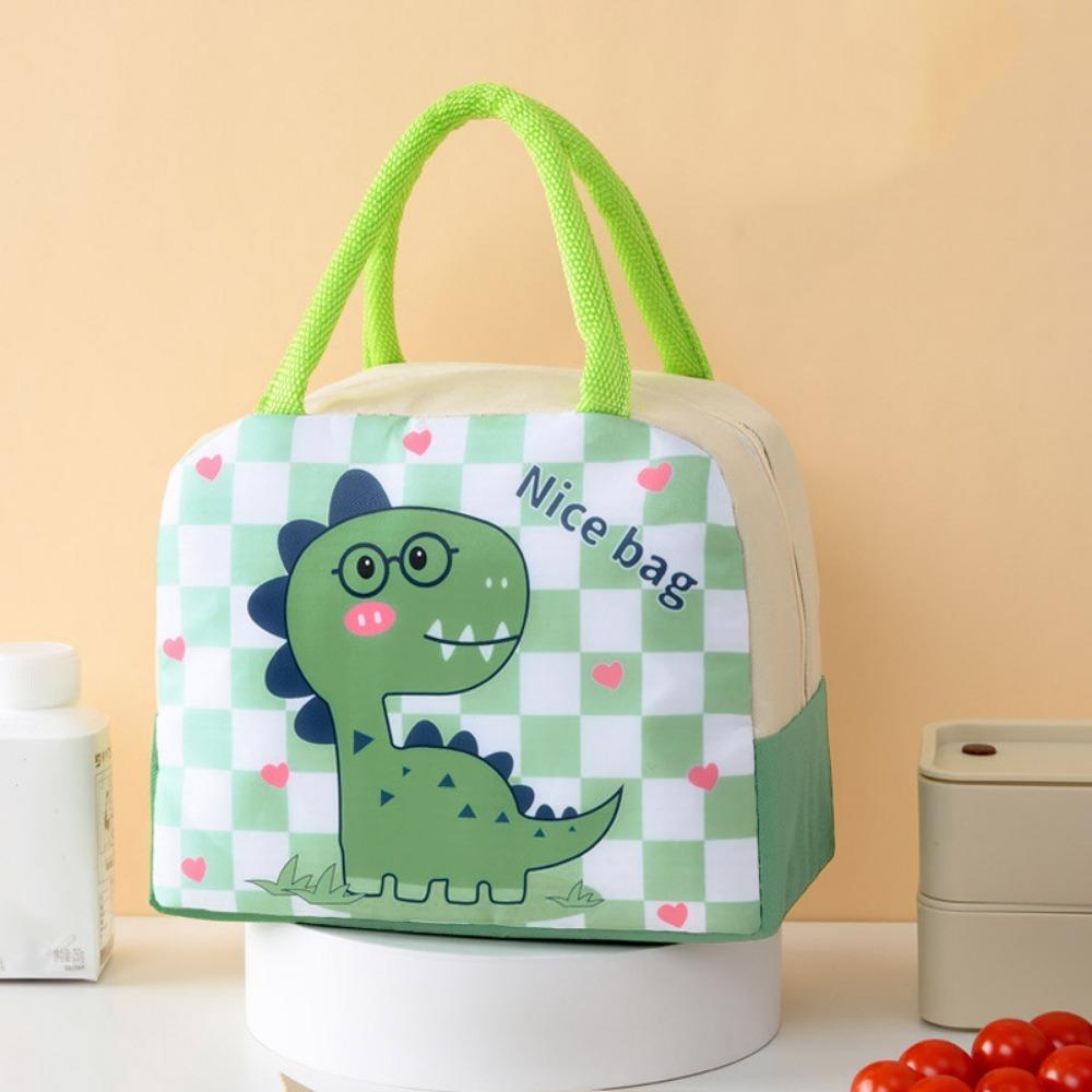 Cartoon Thermal Meal Tote Bag Thickened Portable Lunch Box Practical Food Storage Bag  School