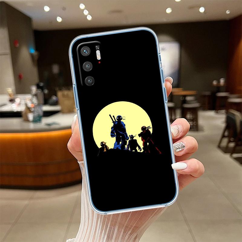 RE61 TMNT Transparent Phone Case for Motorola Moto E13 E15 E20 E22 E22I E22S E30 E32 E40 E7 E7I G Plus Power Play Stylus G22 G14