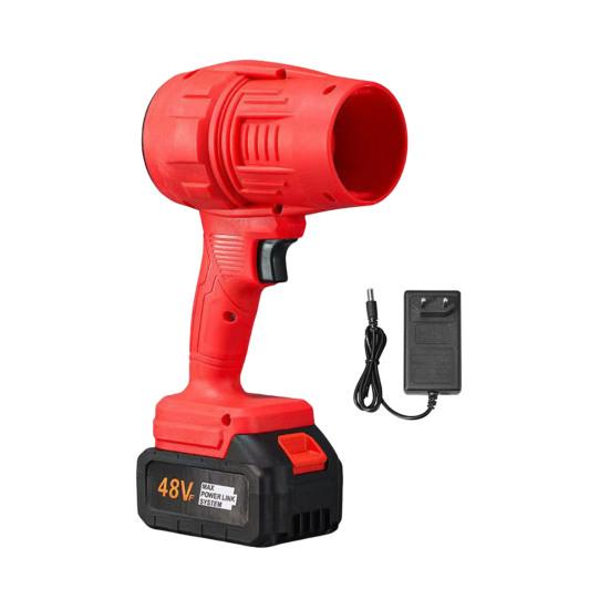 Беспроводной мощный реактивный вентилятор с высокоскоростным бесщеточным двигателем мощностью 1050 Вт, работающий от аккумулятора, ручной канальный турбовентилятор высокой мощности