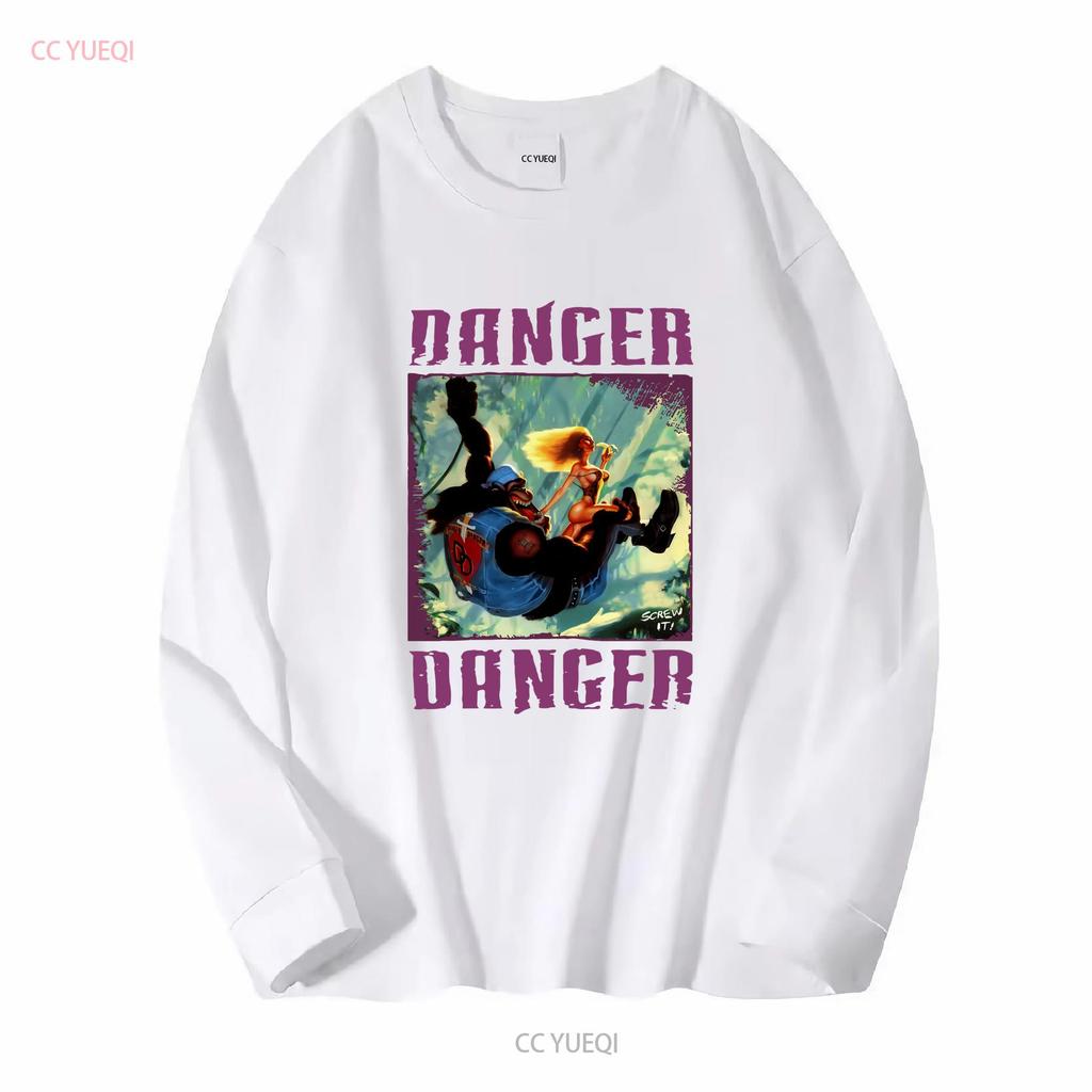 Danger Screw It Cotton S 4xl T Shirt T1793 Vintage Washed Soft Streetwear Casual Comfortable Top For Everyday Wear Versatile