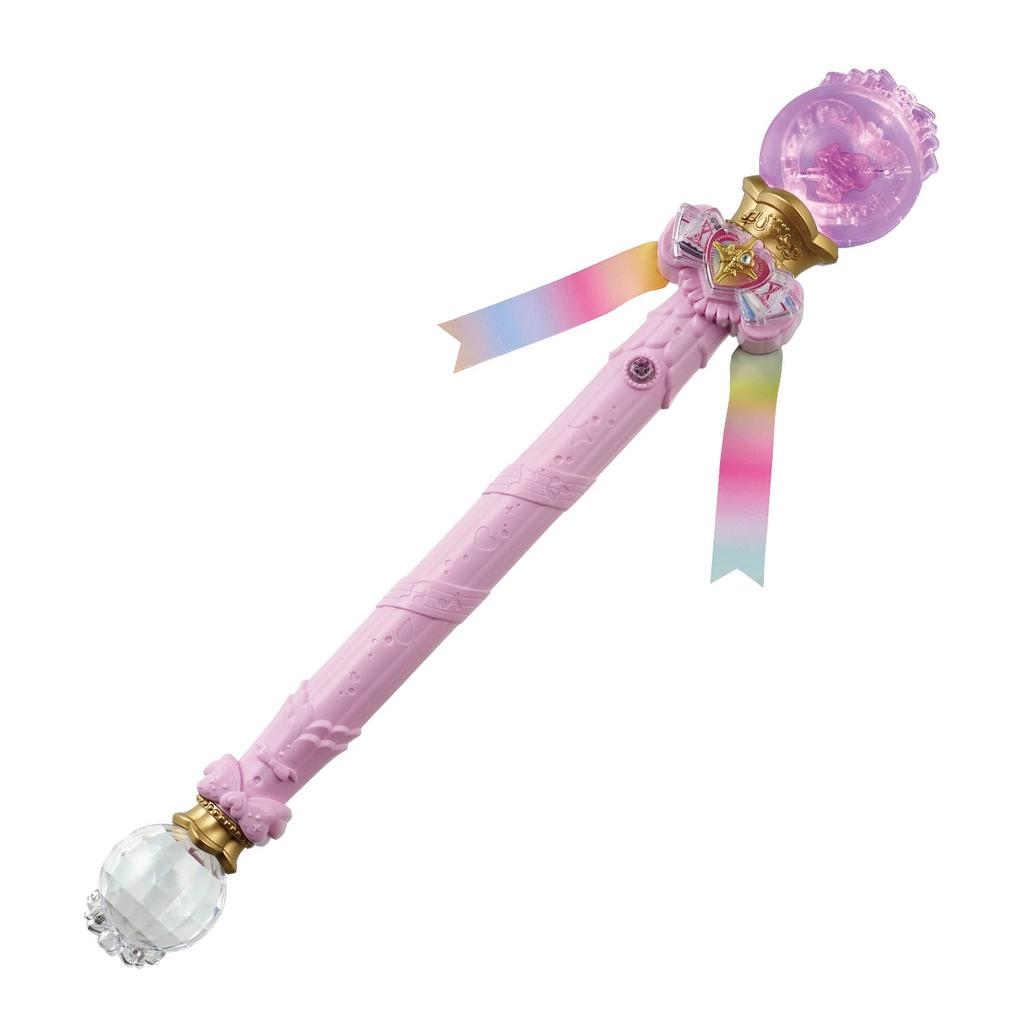 Idol PreCure with Spin and Sparkling Run Ribbon for Ages 3 and Up [BANDAI] You Spin Baton,