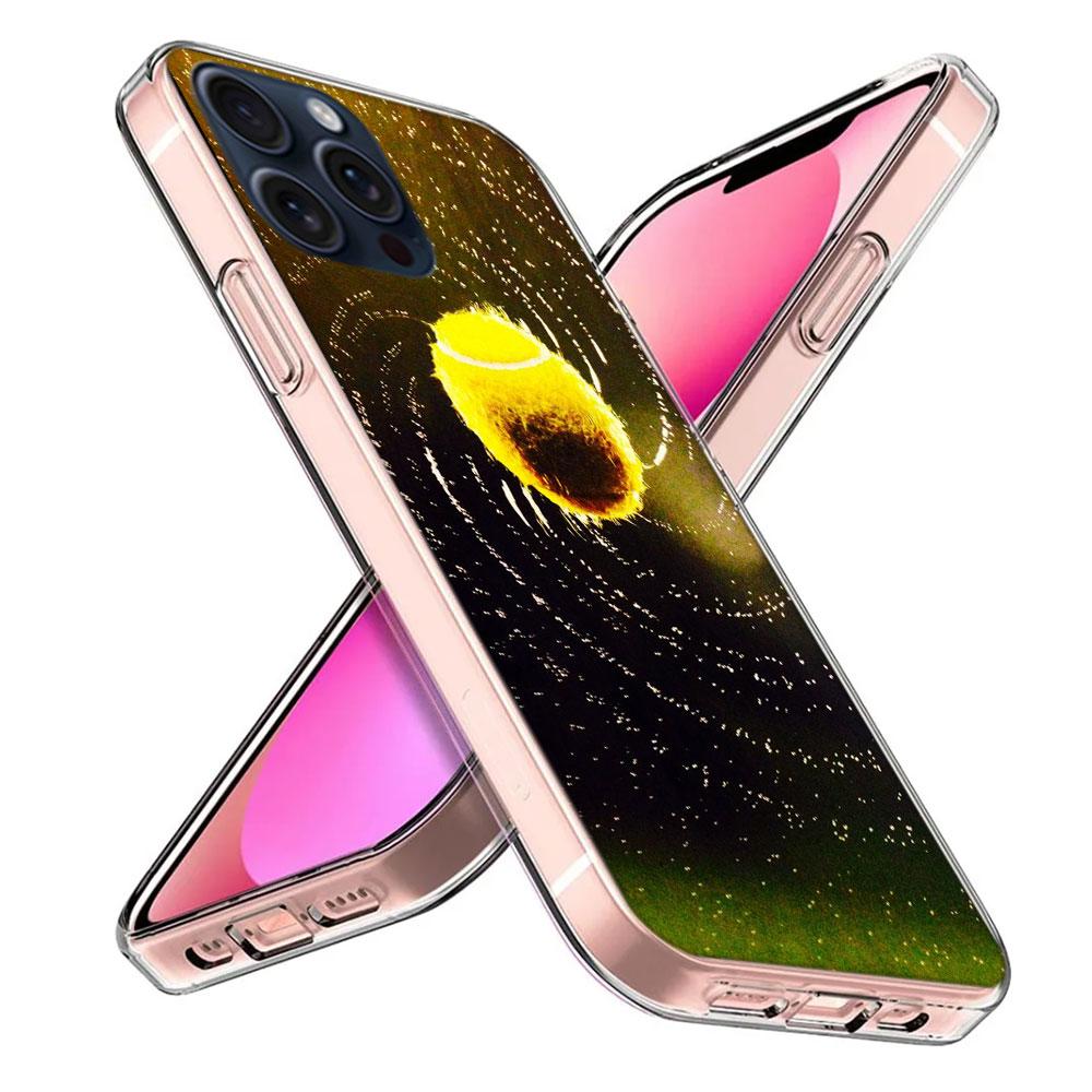 Tennis sport Capa Phone Case For Iphone 17 Air 16 Pro Max 15 12 Pro 14 Plus 17E 16E 11 13 Mini Cover Cases Fundas Cell Clear TPU