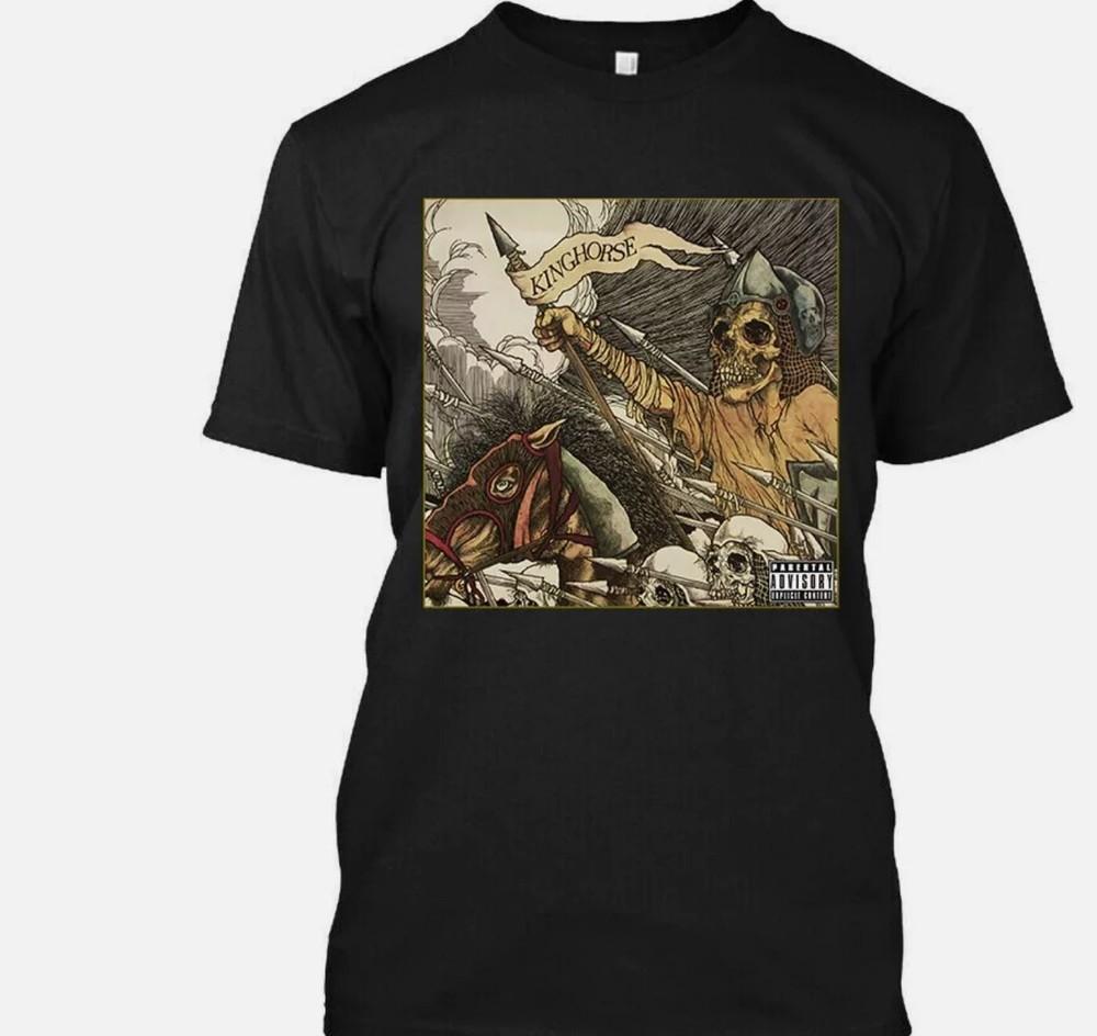 New Popular Kinghorse American Music Graphic Retro Art Logo T-Shirt Size S-5XL Unisex T-Shirt
