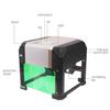 K4 3000mW Mini Laser Engraver Machine Painted Metal Wood Carving Cutting Off-line APP Supports Label Printer