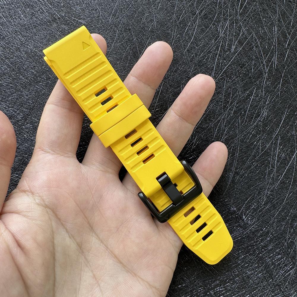 Силиконовый ремешок для часов 22/26 мм для Garmin Fenix 8 Pro 8 7X/Instinct 2X/Tactix 8 7/Forerunner 965/Enduro 3 Сменные ремешки для часов