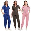 Unisex Quick-Drying Stretch Scrub Suit for Medical and Spa Professionals