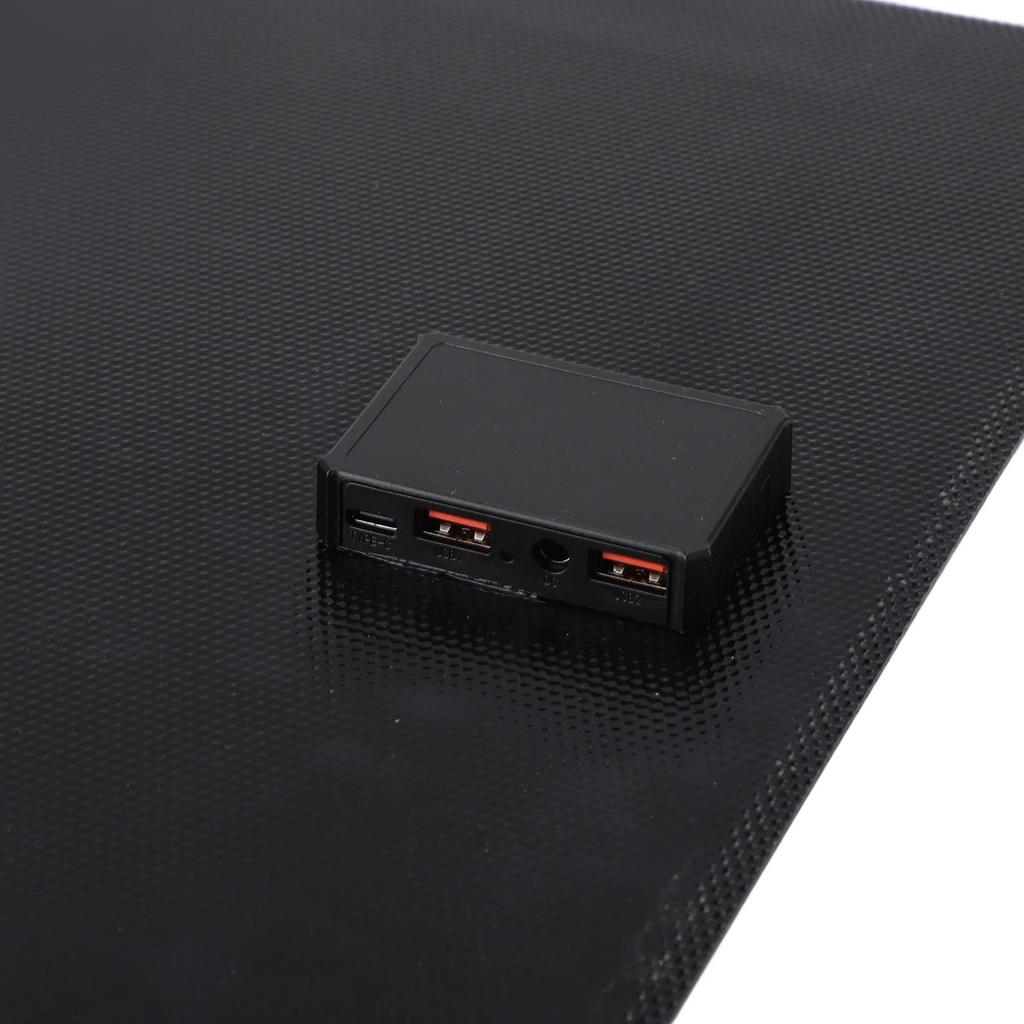 Складная солнечная панель ETFE с контроллером 60A OBD Plug Set 60W Dual USB 12V IP68 Водонепроницаемый для