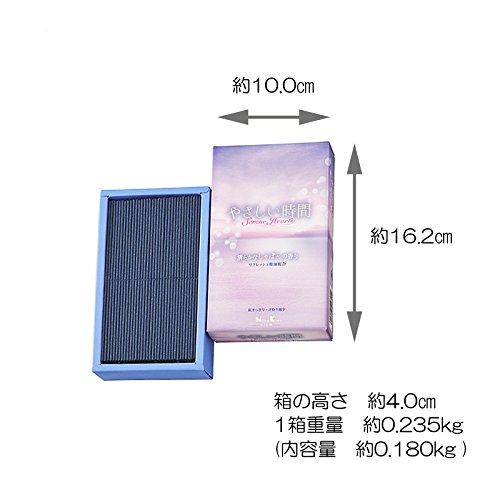 Nippon Kodo Gentle Time Selene Hearts Soap Scent 24801 Blue Incense Stick Low Smoke 20 Minutes 24801 0.18kg