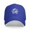 Atarashii Gakko Badge (Grunged White) Baseball Cap Luxury Brand Ball Cap Womens Beach Outlet  Unisexs
