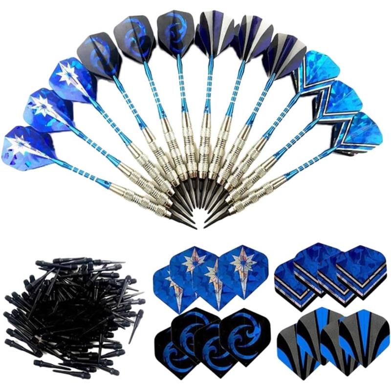 Professional Dart Set Darts Dartboard 120 Tips