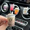 Автомобільний освіжувач повітря Модний молочний чай Морозиво Кліпса на вентиляційну решітку кондиціонера Автомобільний інтер'єр Декорація Ручний арома-камінь Прикраса