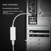 Разветвитель кабеля USB 2.0 на RJ45 Ethernet Адаптер-удлинитель 100 Мбит/с USB Проводная сетевая карта для планшета, ноутбука, ПК, компьютера, Windows XP 7 8