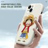 Slim Cartoon Luffy Leather Back Casing PU Leather Cover Phone Case for Huawei Honor Infinix iPhone Vivo