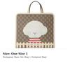 GUCCI Canvas Tote Bag, Shopping Bag, Handbag Kids' Beige & Ebony 605614-FADK4-9775