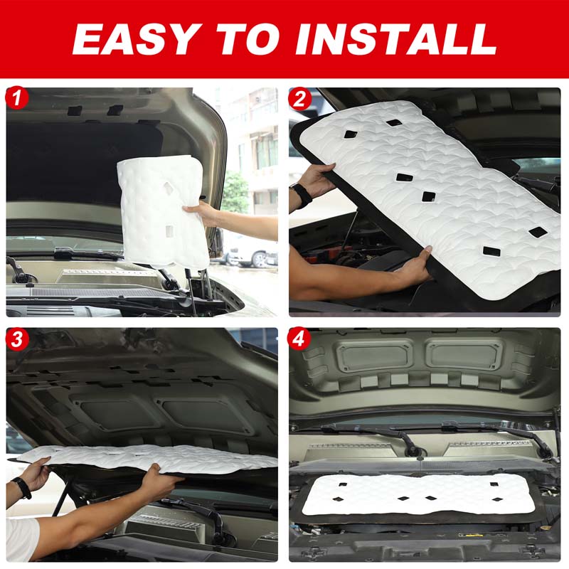 For 2020-25 Land Rover Defender 90 110 130 L663 engine compartment sound insulation cotton sound insulation panel hood insulator fd9
