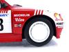 Ixo Model MODELLINO IN SCALA CON Peugeot 205 T16 Rally Ypres 1985 18RMC135 N.3 Daanish/Meikhe 118