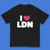 Я люблю LDN UK Соединенное Королевство Британская Англия Я люблю Лондон Детская футболка