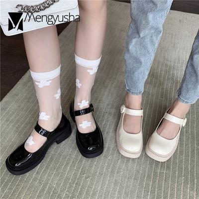 Модные японские туфли в стиле Лолиты для девочек на платформе с ремешком Mary Jean, обувь для косплея горничной, женские туфли с квадратным носком, женские туфли-лодочки