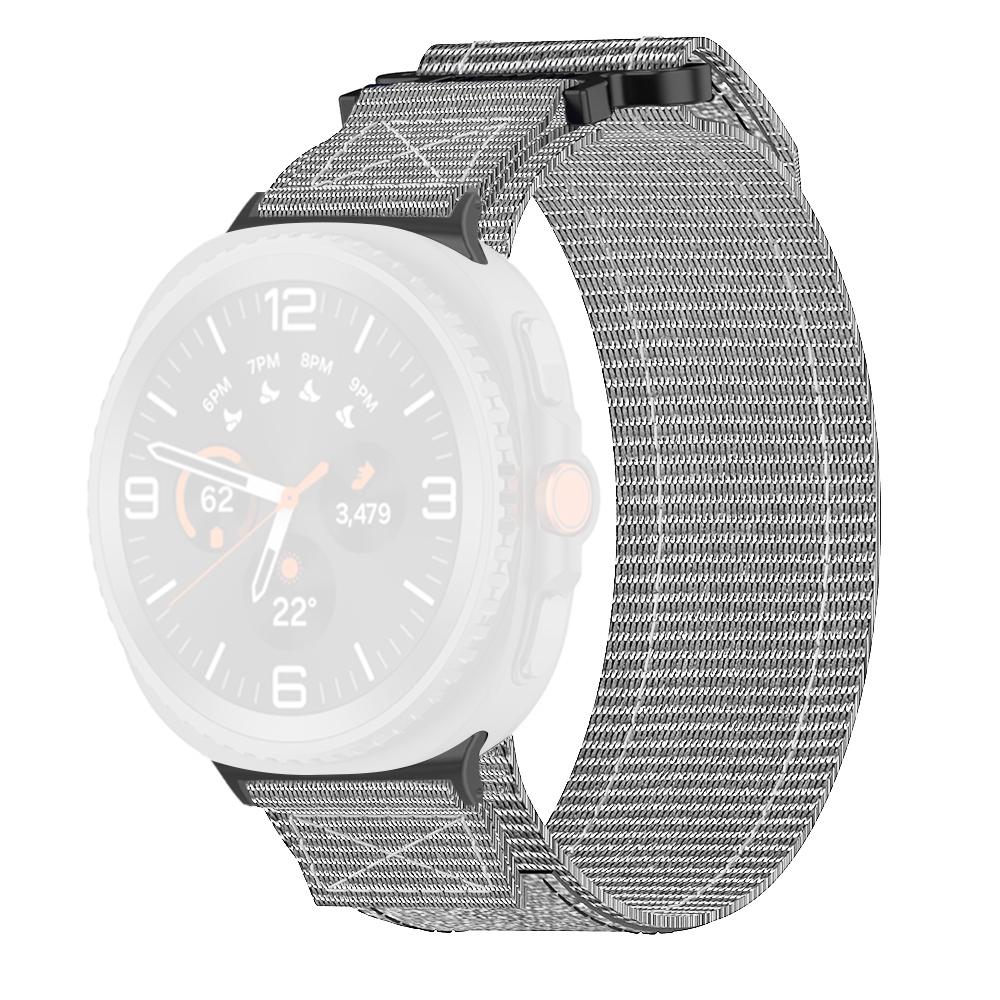 Watch Band for Samsung Galaxy Watch8 Classic 46mm/Watch8 44mm/40mm Nylon Magic Tape Strap