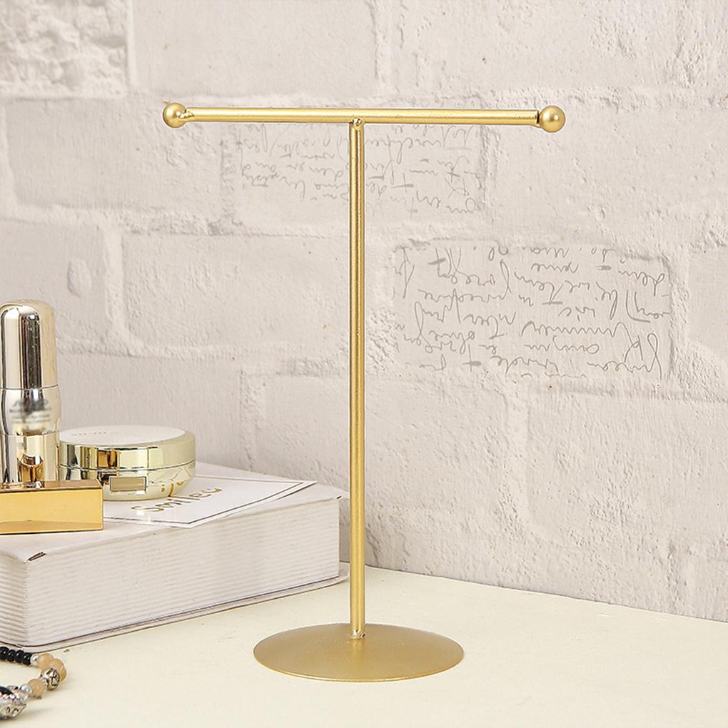 Браслет Т-образная стойка Ювелирные изделия Железная подставка для дисплея Головные уборы Наручный браслет Подставка для часов Многофункциональный органайзер для комода Реквизит