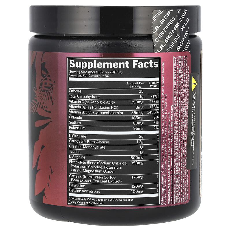 Roar, Ferocious Pre-Workout, Fruit Punch, 11.11 oz (315 g)