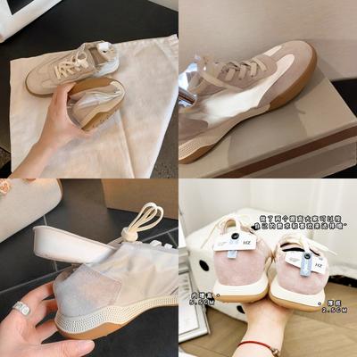 Дышащие балетки женские весна и лето новая расцветка круглый носок на шнуровке повседневные спортивные