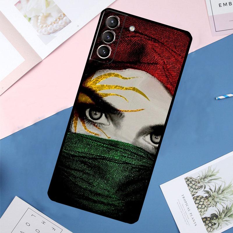 Kurdistan Flag Case For Samsung Galaxy S25 Ultra S24 S23 S22 S21 Ultra S9 S10 Plus S23 FE S25 FE Back Cover