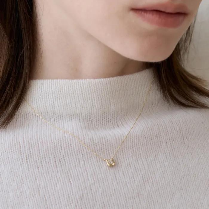 14k My fluffy necklace